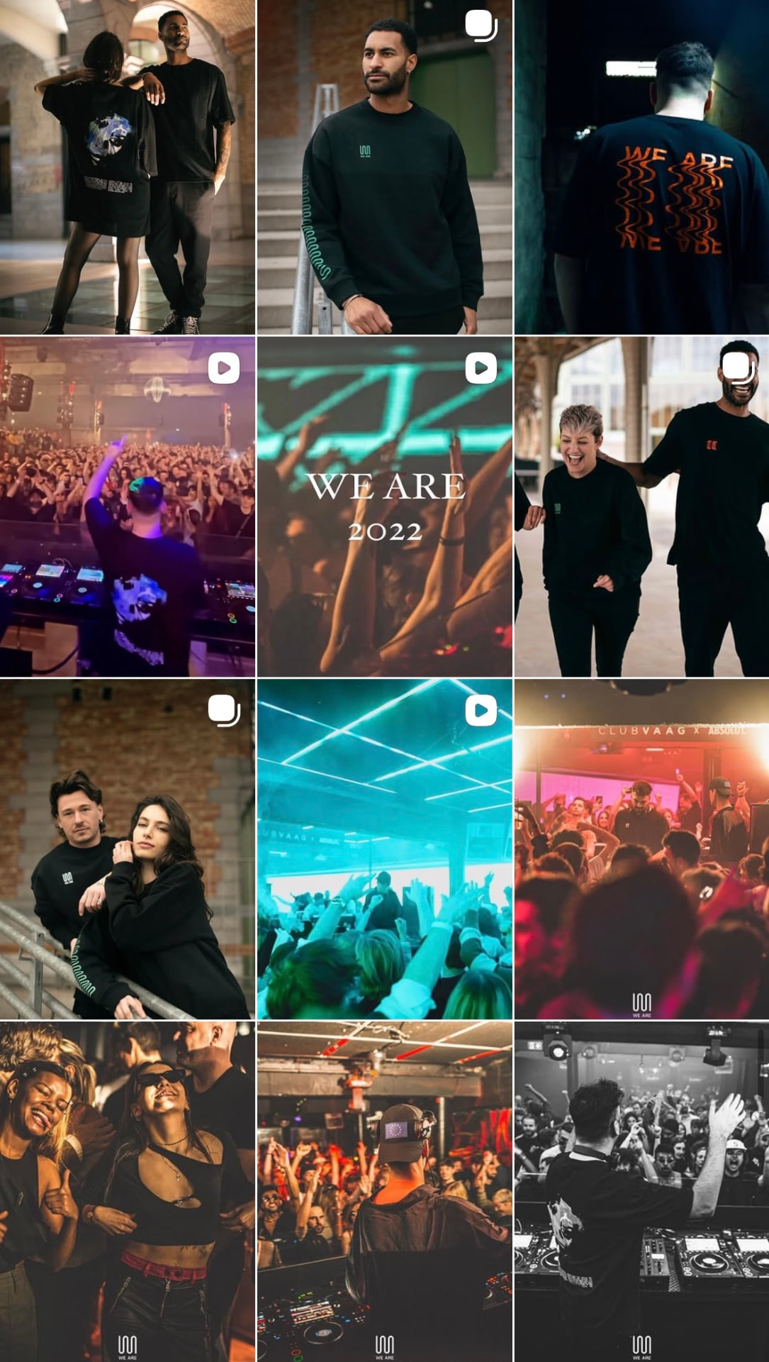 WE ARE Instagram feed screenshot 02